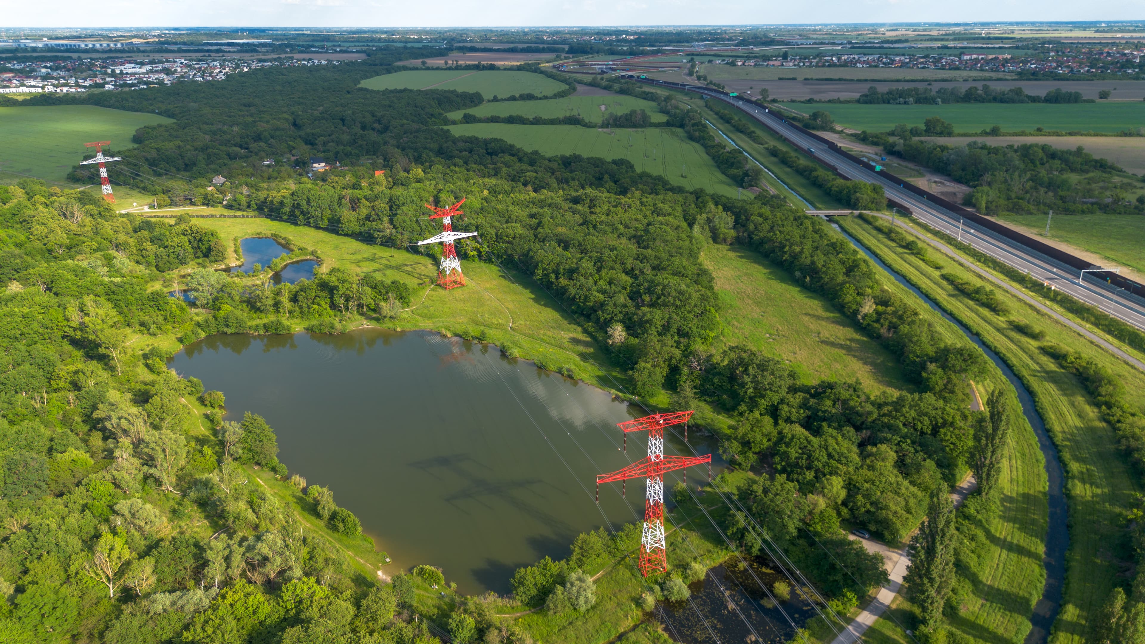 Letecká 90° ortofotomapa pozemku dronom
